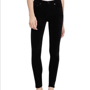 citizens of humanity rocket crop black jeans 24